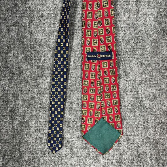 Tommy Hilfiger Tie Mens Necktie 100% Italian Silk 58"‎ Business Casual USA VTG - Picture 5 of 9
